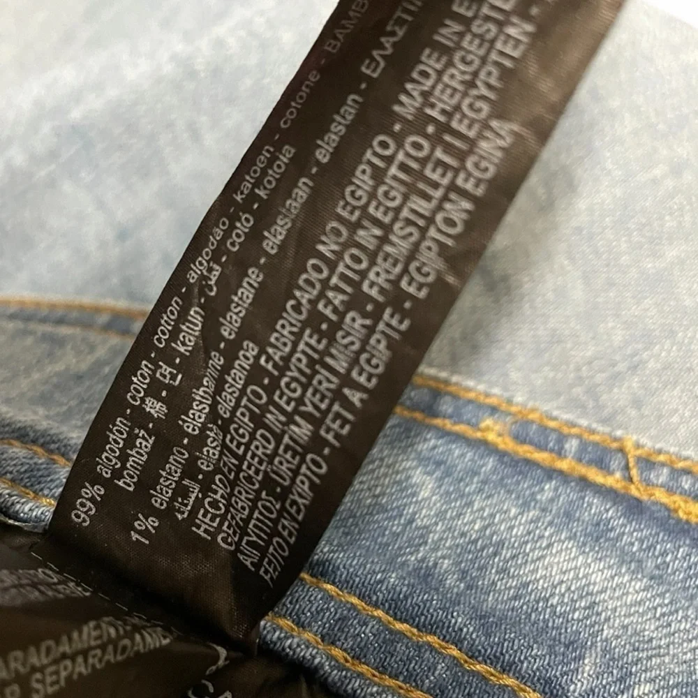 ZARA Wide Leg High Waist Jeans Size 10 - Picture 7 of 8